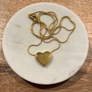 Gold Heart Necklace